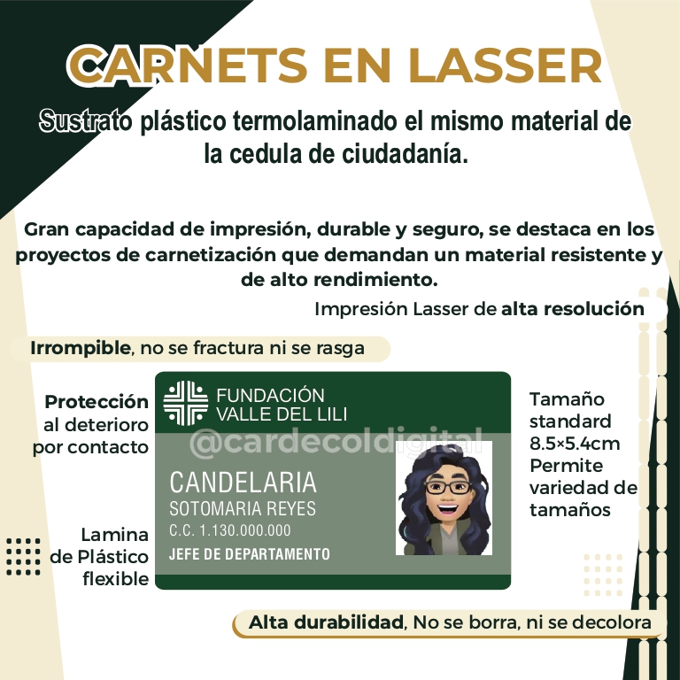 CARNETS PVC LÁSER