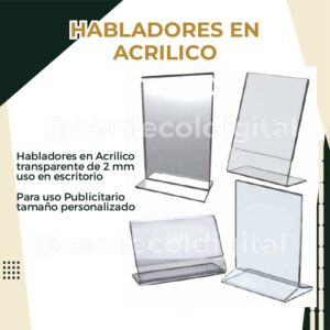 Habladores De Escritorio