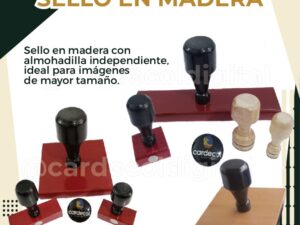SELLO EN MADERA