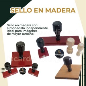 SELLO EN MADERA