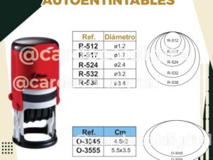 SELLO FECHADOR, REDONDO Y OVALADO