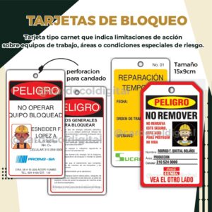 TARJETA DE BLOQUEO